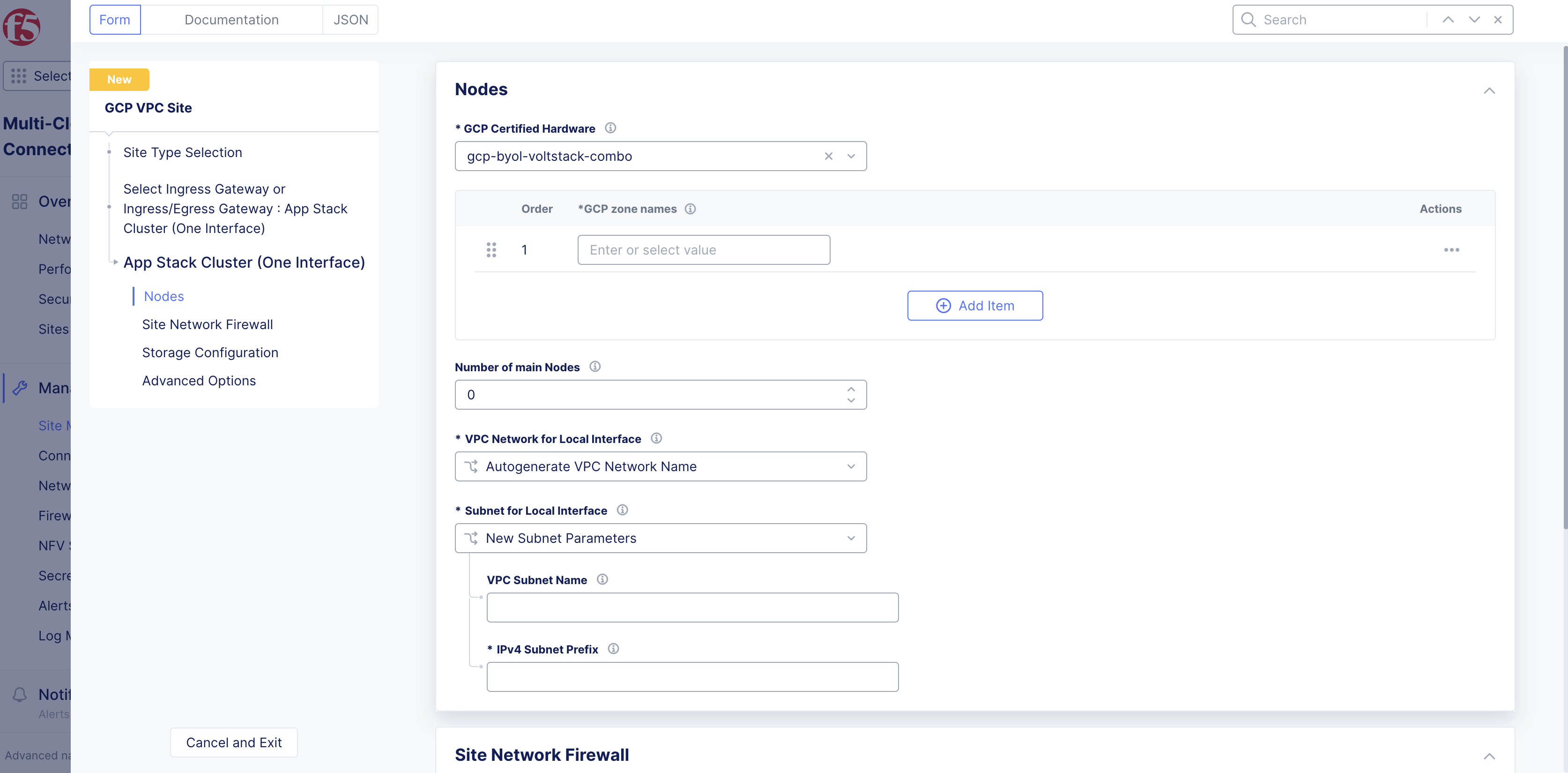 Figure: App Stack Site