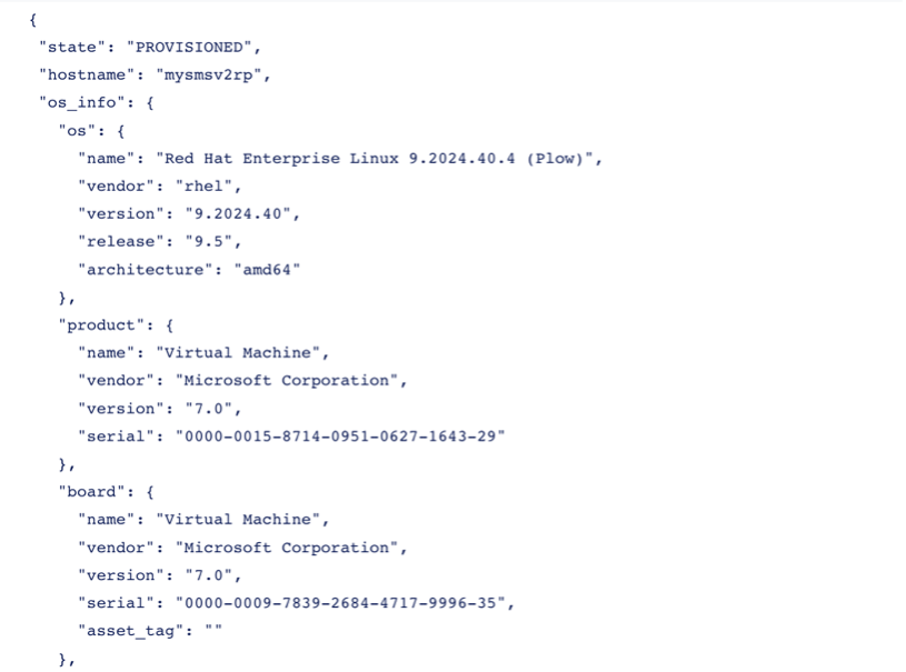 Figure: Command Output